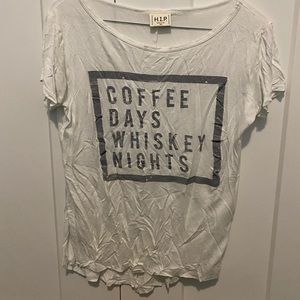 Short sleeve slit teeshirt